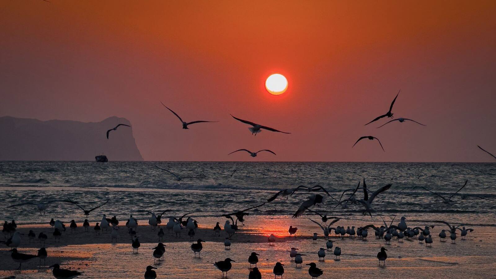 Sunset over Somalia
